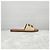 Miu Miu Sandali slide in rafia con logo - vista 13