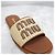 Miu Miu Sandali slide in rafia con logo - vista 6