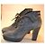 Hogan Botines de Ante Gris con Tacón - vista 2