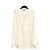 Alexander McQueen Seidencrepe-Bluse - Ecru