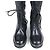 Chloé Botas Over-the-Knee de cuero negro - vista 4
