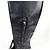 Chloé Botas Over-the-Knee de cuero negro - vista 6