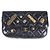 Chanel Mini Borsa a Tracolla in Pelle Nera Matelassé con Ciondoli