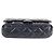 Chanel Mini Borsa a Tracolla in Pelle Nera Matelassé con Ciondoli - vista 4