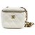 Mini Borsa Vanity Chanel in Pelle Matelassé Bianca