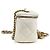 Mini Borsa Vanity Chanel in Pelle Matelassé Bianca - vista 2
