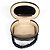 Chanel Vanity Case Rotondo in Pelle Matelassé Nera - vista 6