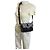 Dior 8 Borsa a Tracolla in Tela Jacquard Oblique e Pelle Nera - vista 8