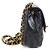 Chanel Mini Flap Bag pelle nera matelassé - vista 2