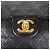 Chanel Mini Flap Bag pelle nera matelassé - vista 7