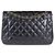 Timeless Chanel Borsa Classic Flap Jumbo Pelle Nera - vista 3