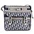 Christian Dior Borsa a Tracolla Oblique Toile Monogramme Blu e Beige