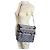 Christian Dior Borsa a Tracolla Oblique Toile Monogramme Blu e Beige - vista 9