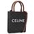 Céline Celine Vertical Cabas Triomphe Coated Canvas Mini