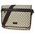 Borsa Messenger Gucci Web Strap GG Coated Canvas Large