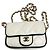 Chanel Square Resin Chain Flap Quilted Lambskin Mini