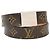 Louis Vuitton Ceinture Carre Belt Monogram Canvas Thin