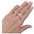 Anello Tiffany & Co, "Knot" in oro giallo e diamanti. - vista 5