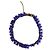 Collana Chanel in metallo blu