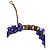Collana Chanel in metallo blu - vista 2