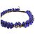 Collana Chanel in metallo blu - vista 3
