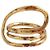 Autre Marque Anello Petite round trip dorato