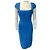 Herve Leger Kristen Kleid Deep Ocean Blue