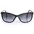 Chanel, gafas de sol cat-eye con cadena de cuero blanco - vista 2