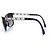 Chanel, gafas de sol cat-eye con cadena de cuero blanco - vista 6