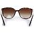Chanel, braune Sonnenbrille mit Kristallbügeln - Ansicht 5