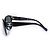 Chanel, Gafas de sol oversized negras con cc - vista 4
