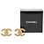 Orecchini a clip Chanel CC intrecciati placcati oro - vista 4