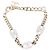 Bracciale a catena Chanel CC placcato oro e ottone con strass
