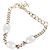 Bracciale a catena Chanel CC placcato oro e ottone con strass - vista 2