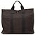 Borsa Tote Herline MM Hermès in Tela Marrone