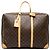 Borsa da viaggio Louis Vuitton Monogram Sirius 50 Marrone