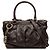 Borsa Satchel Gucci Guccissima Sukey Marrone