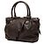 Borsa Satchel Gucci Guccissima Sukey Marrone - vista 2