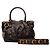 Borsa Satchel Gucci Guccissima Sukey Marrone - vista 7