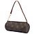 Borsa a mano Louis Vuitton Monogram Papillon Pochette Marrone - vista 2