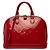 Borsa a mano Louis Vuitton Monogram Vernis Alma PM rossa