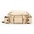 Chloé Bolsa Camera de couro embossed bege - vista 4