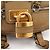 Chloé Borsa a tracolla Paddington in pelle beige - vista 6