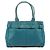 Coach Borsa Tote Hamptons in pelle Teal 8A70 - vista 3
