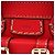 Chloé Bolsa Micro Edith em couro vermelho - vista 6