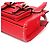 Chloé Bolsa Micro Edith em couro vermelho - vista 9