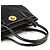 Coach Borsa Tote Madeline Turnlock in pelle nera 12482 - vista 9