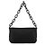 Prada Borsa a tracolla con catena Swing in nylon Tessuto nero 1996 - vista 3