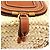 Chloé Borsa Cesto Marcie in Pelle e Rafia Beige - vista 7