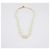 Collana corta 30 Montaigne Christian Dior in oro e perle finte bianche - vista 3